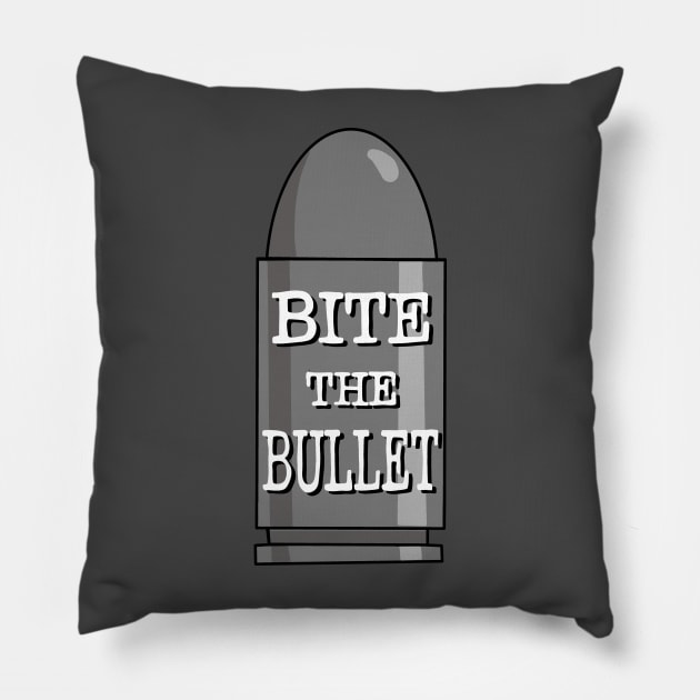 Bite the bullet! Pillow by novabee