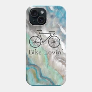 Bike Lovin Biker Design, Geode Turquoise Phone Case