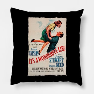 60s vintage it s wonderful life Pillow