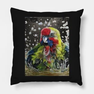 Australian Rosella Bathing Pillow