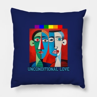 Unconditional love, pride month, lgbtq, gift present ideas Pillow