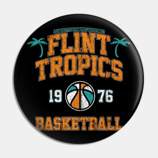 Flint Tropics Basketball Pin