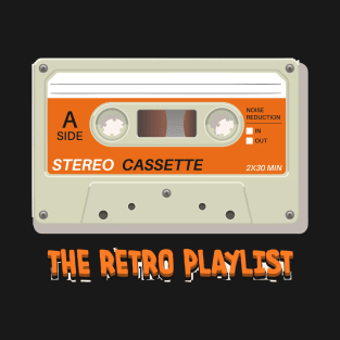 Cassette Tape Stereo Retro Playlist T-Shirt