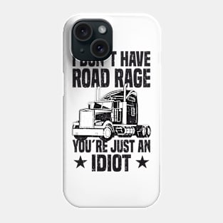 Truck driver trucker long-distance driver vice haulage truck Phone Case