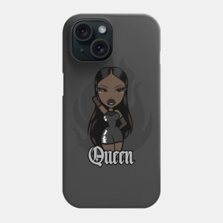 Queen Doll girl Black-Out v3.0 Phone Case