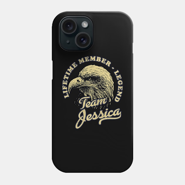 Jessica Name - Lifetime Member Legend - Eagle Phone Case by Stacy Peters Art