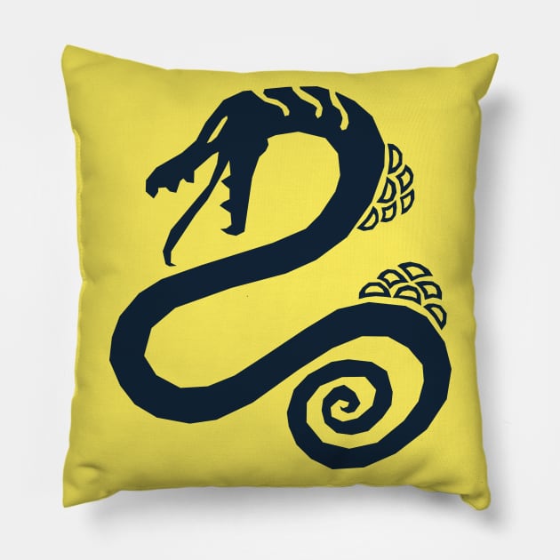 Diane Serpent Sin of Envy Pillow by Cartoonime Stoner