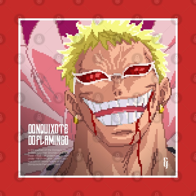 pxel Doflamingo by HerdMerchant