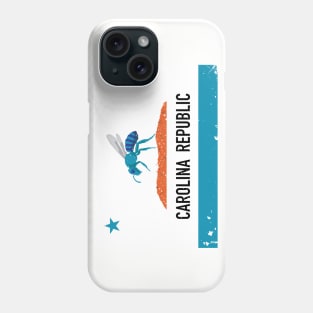 Cali-Lina / Caro-Fornia Flag Hornet shirt Phone Case