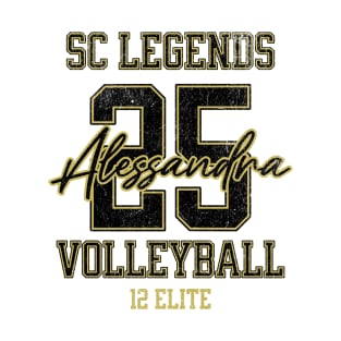 Alessandra #25 SC Legends (12 Elite) - White T-Shirt