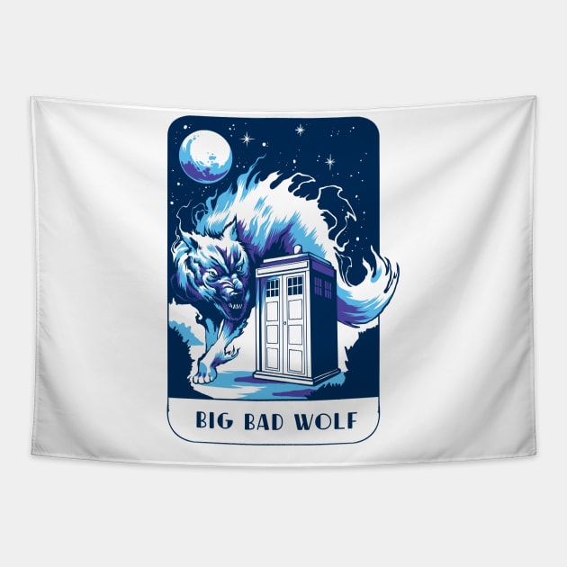 BIG BAD WOLF Tapestry by kookylove
