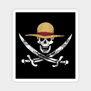 Pirate Flag skull Magnet