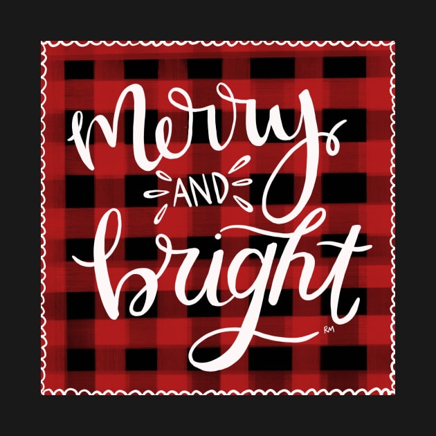 Merry And Bright Buffalo Plaid by RuthMCreative