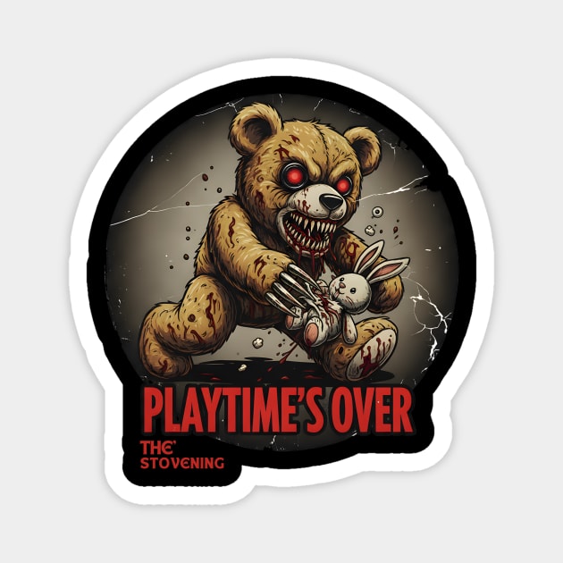 PlayTimes Over Teddy Magnet by Randy 's Store