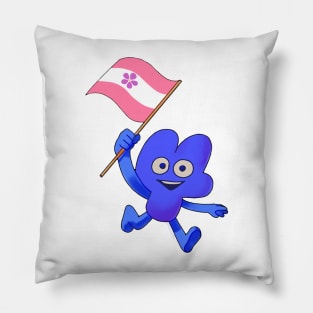 Sapphic Pride Flag Four! Pillow