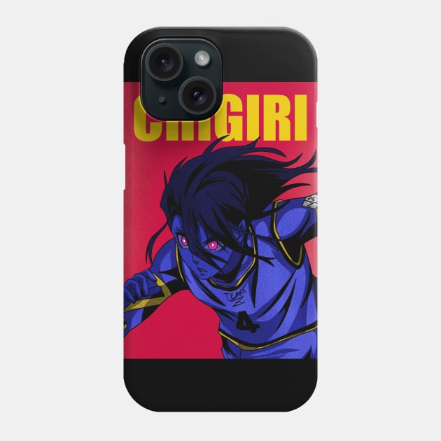 Chigiri Blue Lock Phone Case by Rekayasabumi