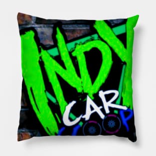 The Indycar Scoop Green Monster Logo Pillow