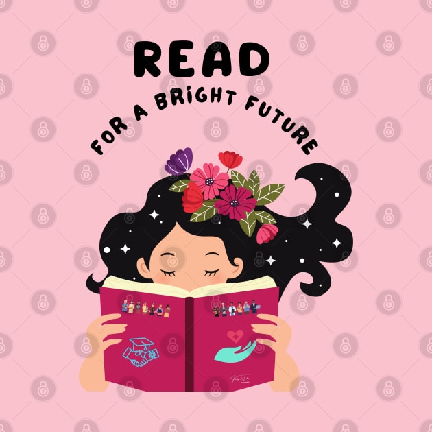 READ for a bright future children motivation for career by KIRBY-Z Studio