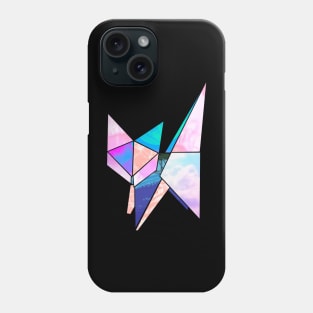 Origami Vaporwave Cat mk.2 Phone Case