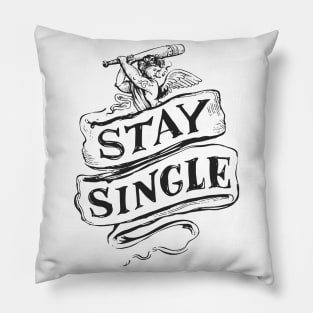 Solo & Satisfied Statement Pillow