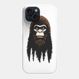 Bigfoot Ape Forest Head Phone Case