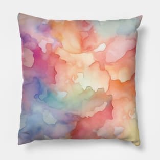 Colorful Watercolor Pattern - 03 Pillow