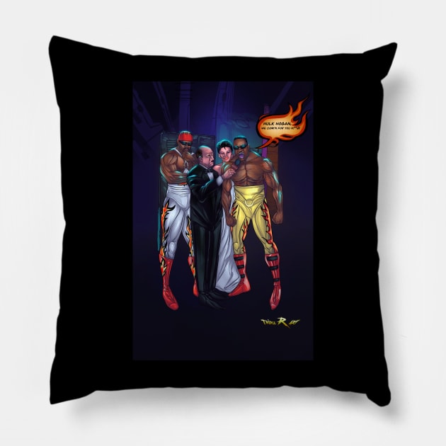 We comi’n for you… Pillow by Triple R Art