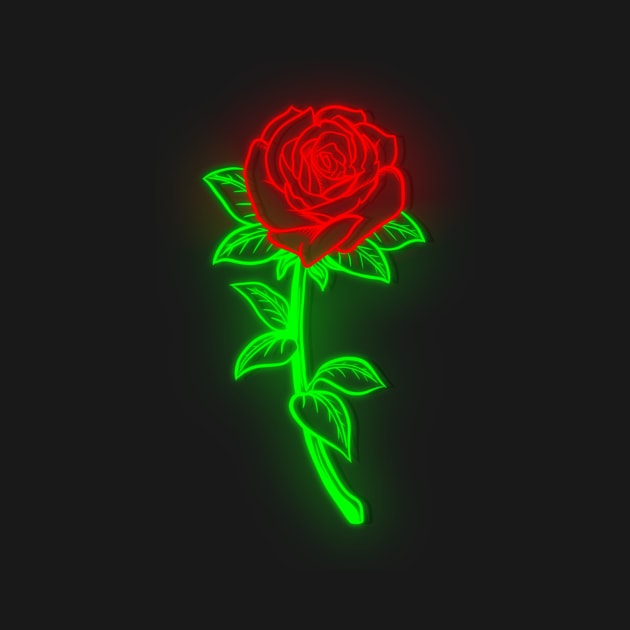 Bright rose by Mentecz