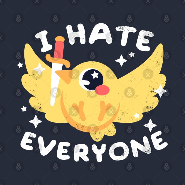 Bird I hate everyone by NemiMakeit