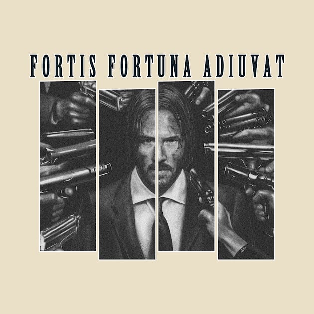 John Wick / Fortis Fortuna Adiuvat by skull yellow