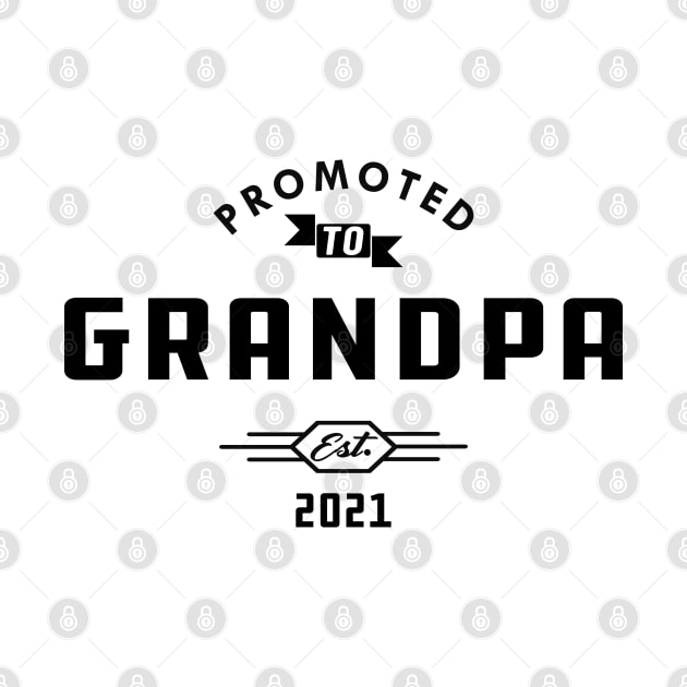 New Grandpa - Promoted to grandpa est. 2021 by KC Happy Shop