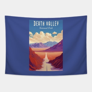 Death Valley National Park Vintage Travel  Poster Tapestry