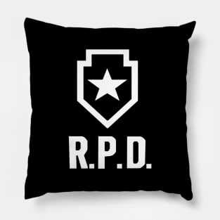 Resident Evil 2 (REimagined RPD Logo) Pillow