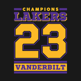 Lakersss Basketball Champions 2023 Vanderbilt Edition Varsity T-Shirt