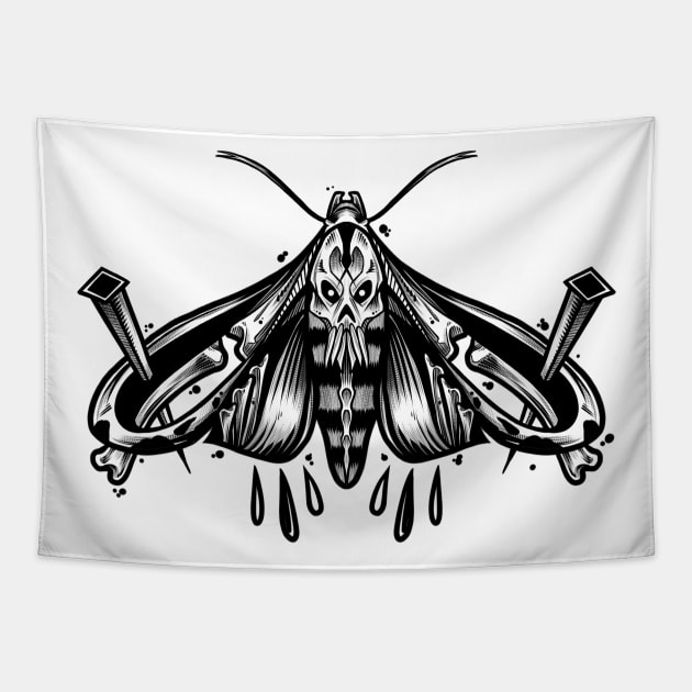 Death moth tapestry shop