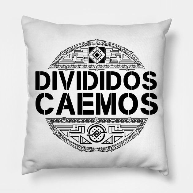 Divididos Caemos I Pillow by Litho