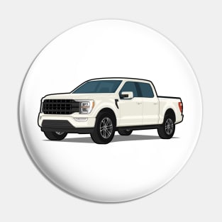 Car truck off road f-150 white Pin