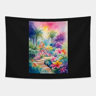 Hawaiian Garden Tapestry