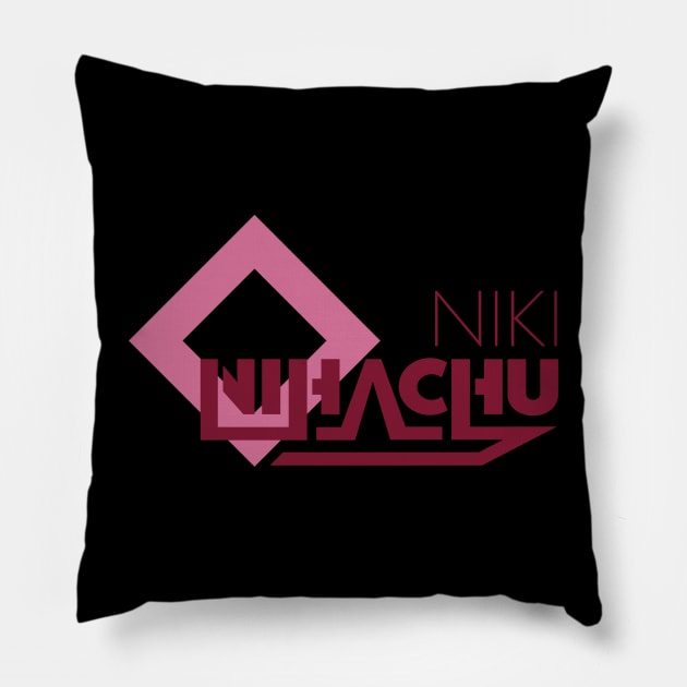 Niki Nihachu Pillow by KN Graphics