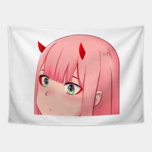 ZERO TWO PEEK, darling in the franx Tapestry