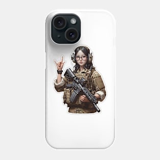 Tactical Girl Phone Case