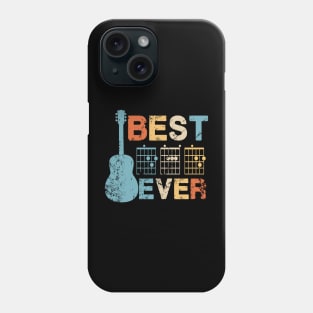 Best Dad Ever Guitar Chords Musician Funny Fathers Day Phone Case