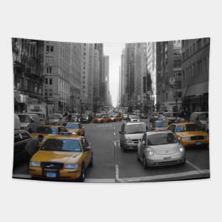 NYC Yellow Cabs Tapestry