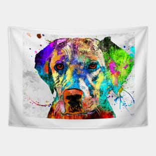 Labrador Retriever Grunge Tapestry