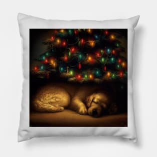 Christmas tree Dog Pillow