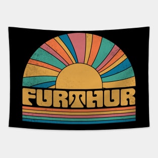 Graphic Furthur Proud Name Distressed Birthday Retro Style Tapestry