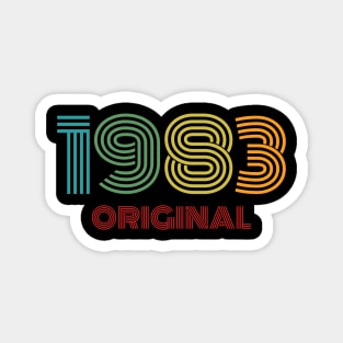 1983 original vintage 80's birthday gift eighties Magnet