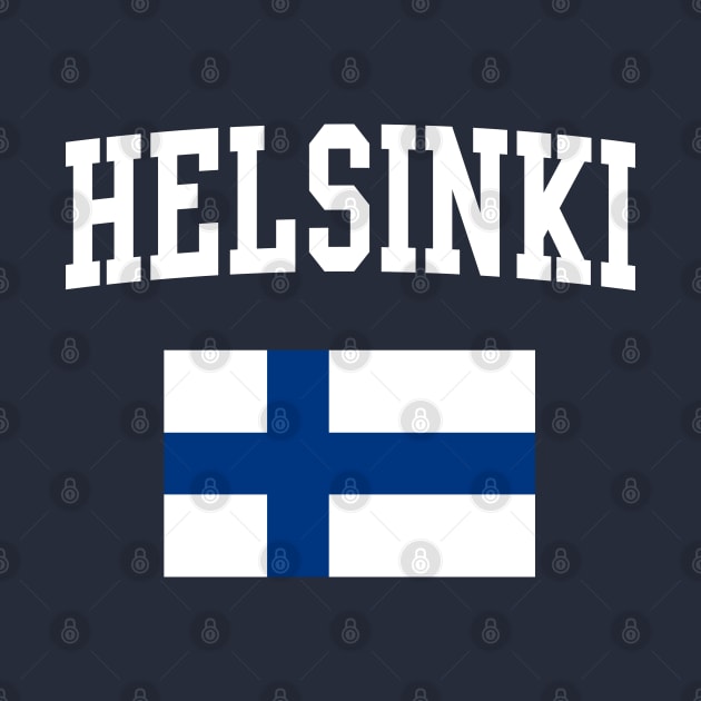 Helsinki Finland Finnish Flag by E