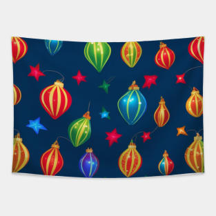 Christmas Lantern Pattern Tapestry