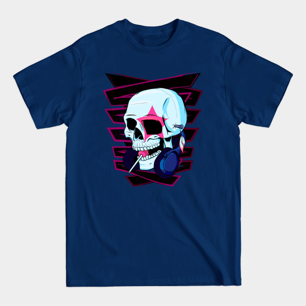 Disover Sweet tooth Pink Star - Skeleton Bones - T-Shirt